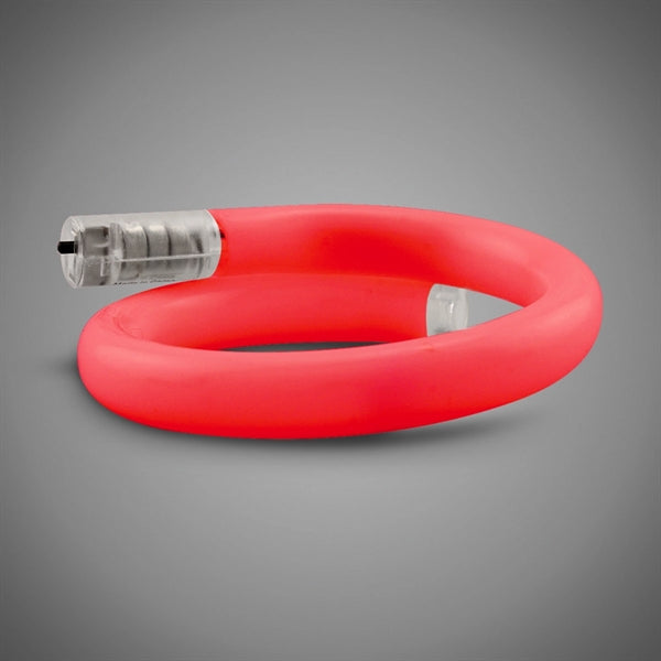 11" Coil Tube Bracelets w/Flashing LED Lights