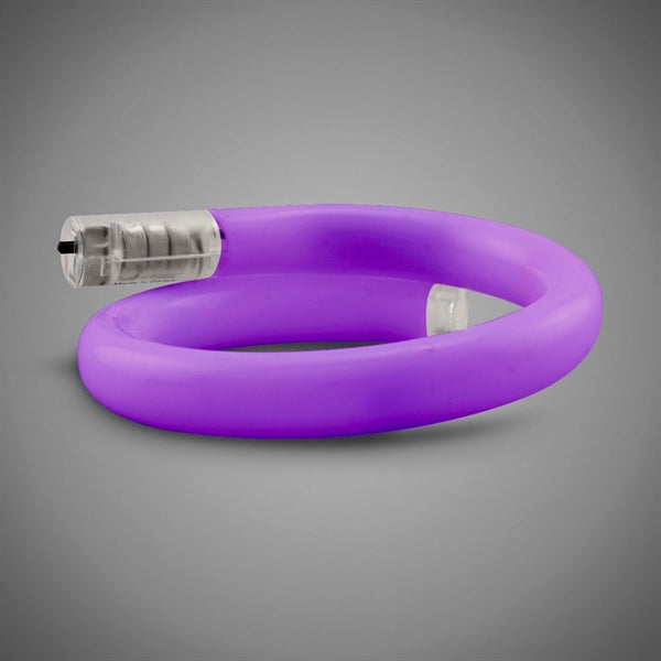 11" Coil Tube Bracelets w/Flashing LED Lights