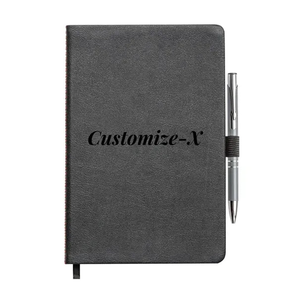Vegan Leather Lined Journal Notebook