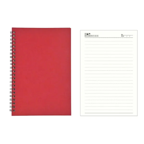A5 Custom Kraft Paper Coil Notebook