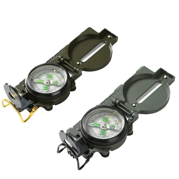 Multifunction Foldable Military Compass Lensatic Pocket Tool