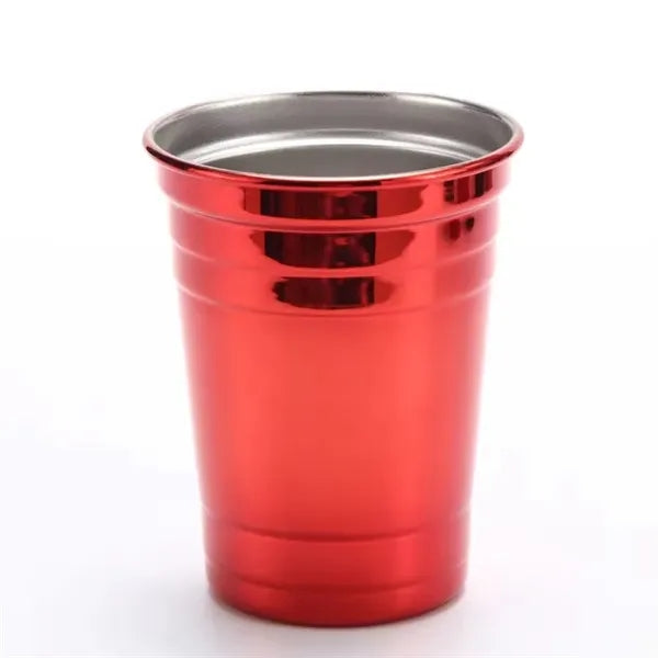 16oz Stainless Steel Single Wall Coffee Cups