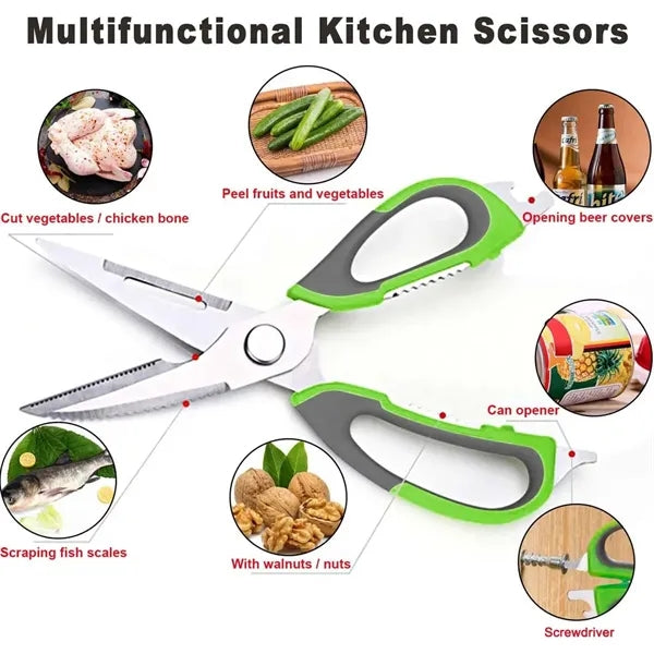 Multifunction meat bone vegetables kitchen food scissor