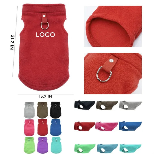 Full Color Warm Pullover Dog Clothes Pet Sweater Vest