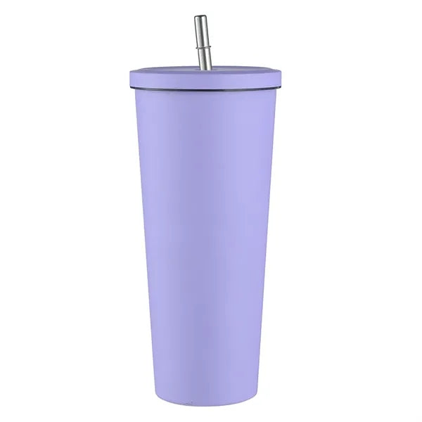 25oz Stainless Steel Straw Vacuum Cup For Coffee