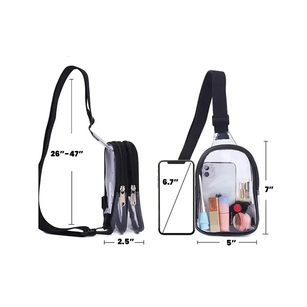 Waterproof PVC Transparent Chest Bag