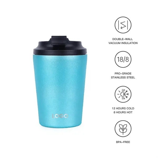 Double Wall Vacuum Insulated Coffee Tumber 12oz
