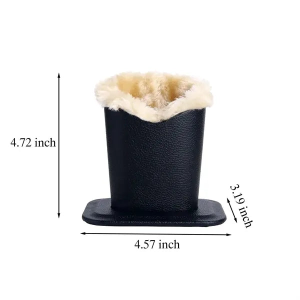 PU Leather Eyeglass Holder Stands with Soft Plush Lining
