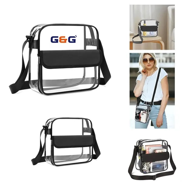 Clear PVC Waterproof Shoulder Bag