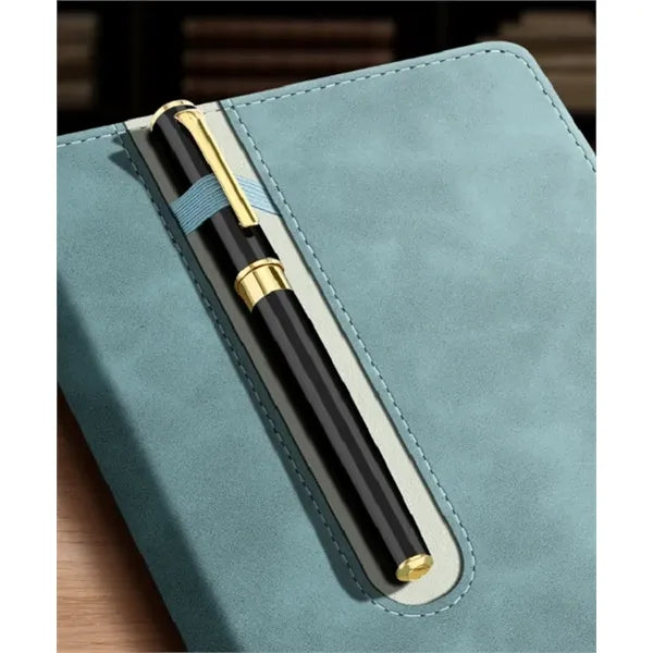 PU Leather Notebook with Pen Holder - A5 Daily Journal