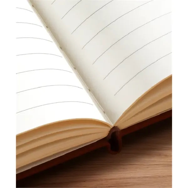 PU Leather Notebook with Pen Holder - A5 Daily Journal
