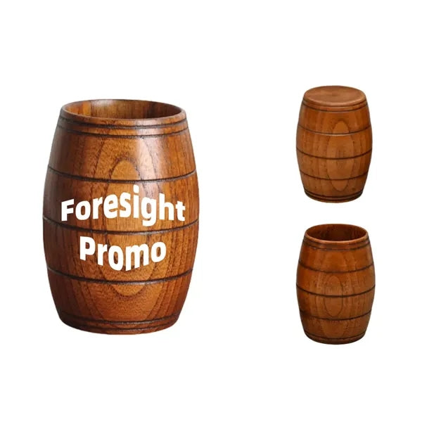 7oz Wooden Mug Eco-friendly Wood Drinking Coffee Cup