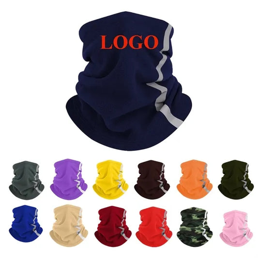 Double-layer Reflective Neck Gaiter Breathable Face Cover