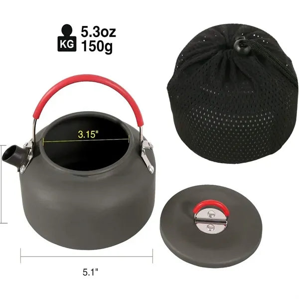 Aluminum Outdoor Camping Kettle Set
