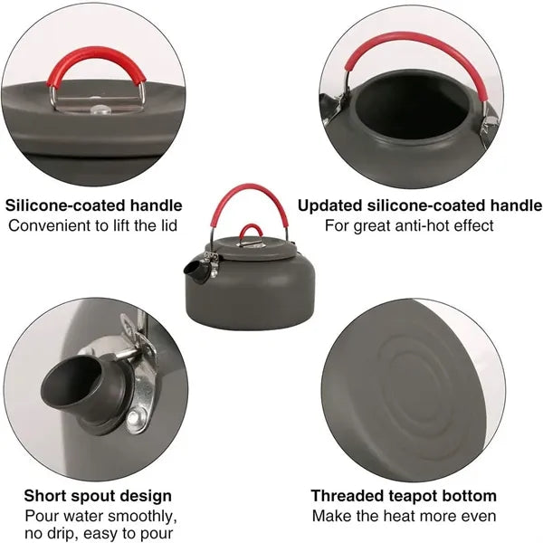 Aluminum Outdoor Camping Kettle Set