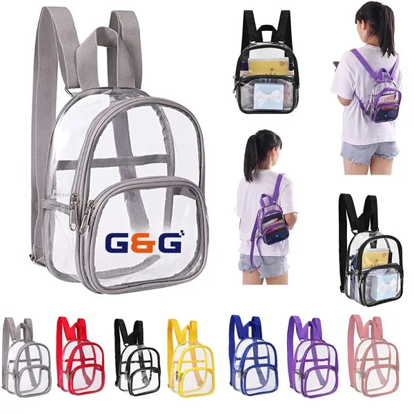 Heavy Duty Transparent Stadium Clear Backpack