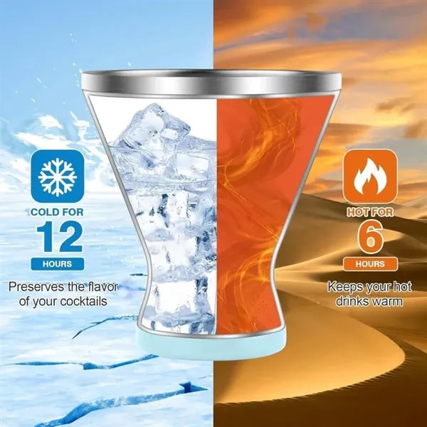 Barware Drinks Mug Insulated Cocktail Tumbler with Lid