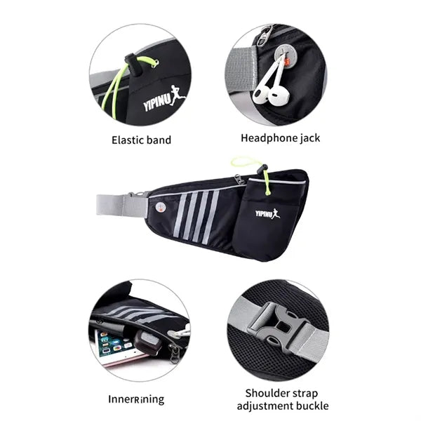 Multifunctional sports waist bag
