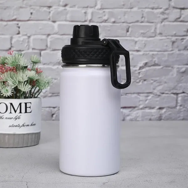 12oz Stainless Steel Children Water Bottle with Spout Lid