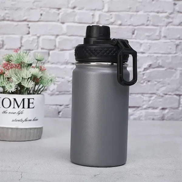 12oz Stainless Steel Children Water Bottle with Spout Lid