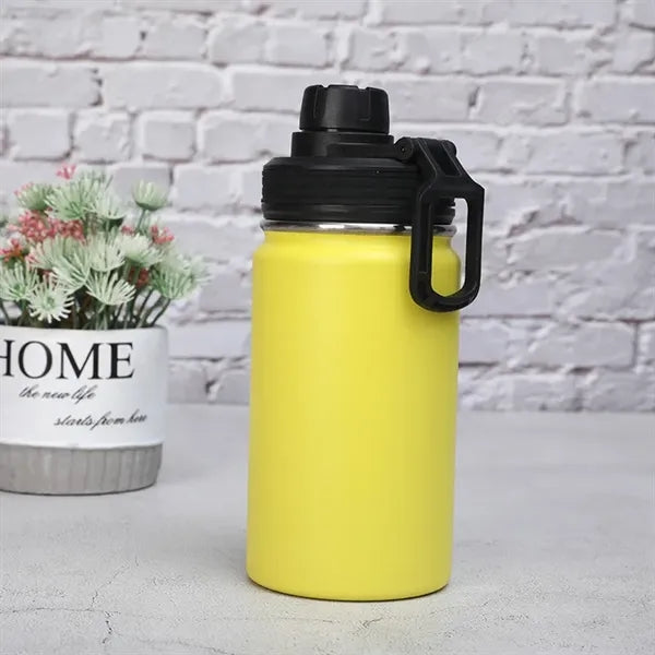 12oz Stainless Steel Children Water Bottle with Spout Lid
