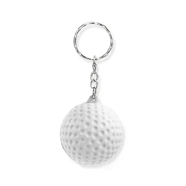 Foam Squeeze Stimulated Basketball Key Chain