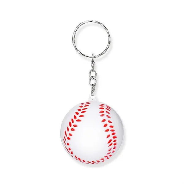 Foam Squeeze Stimulated Basketball Key Chain