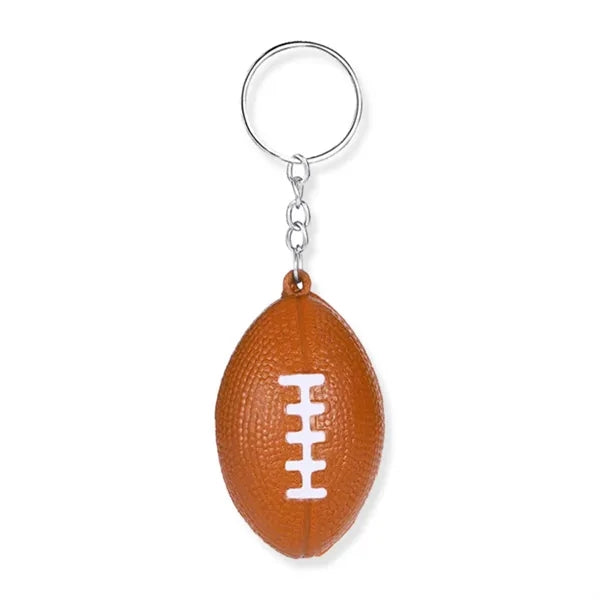 Foam Squeeze Stimulated Basketball Key Chain