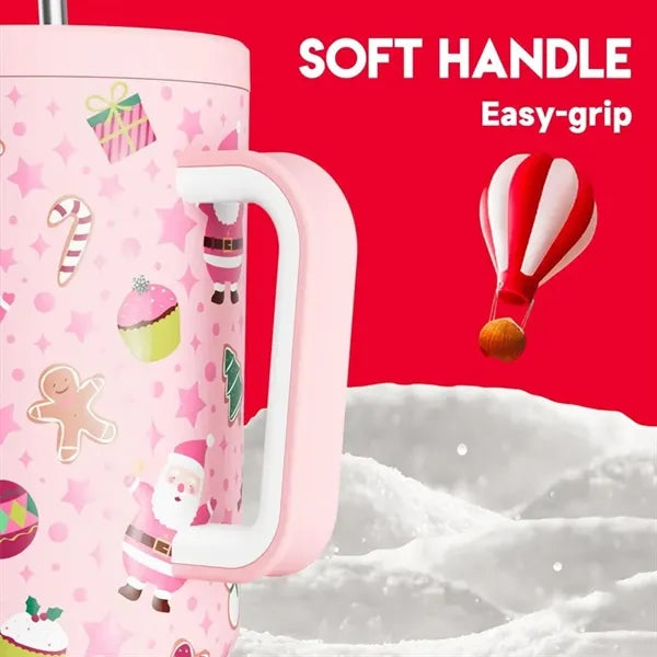 40oz Cute Gifts for Women Tumbler With Soft Handle