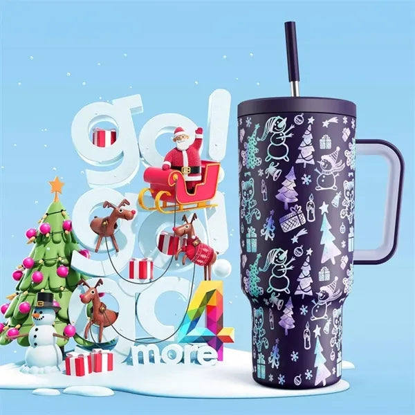 40oz Cute Gifts for Women Tumbler With Soft Handle