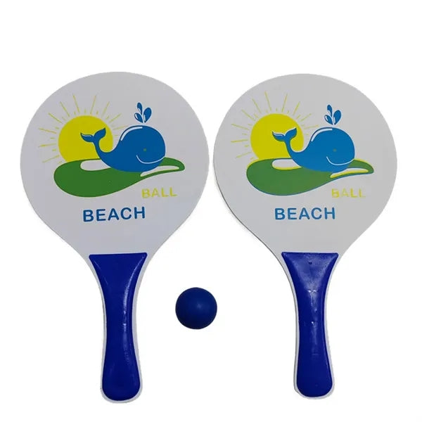 Wood Badminton Paddle Beach Racket