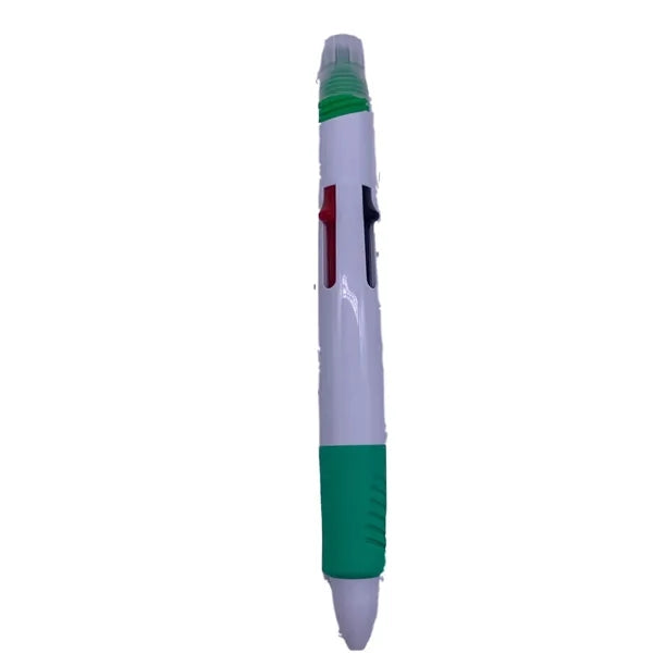 Plastic Quatro Pen With Highlighter
