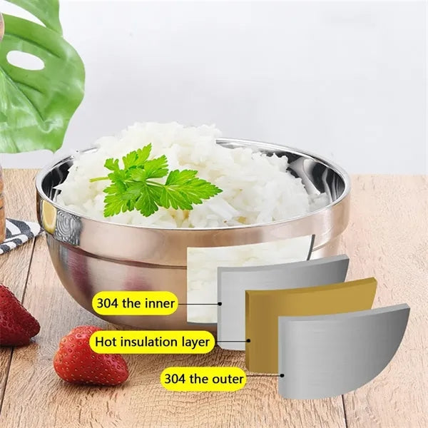 304 Stainless Steel Double Wall Insulated Bowl