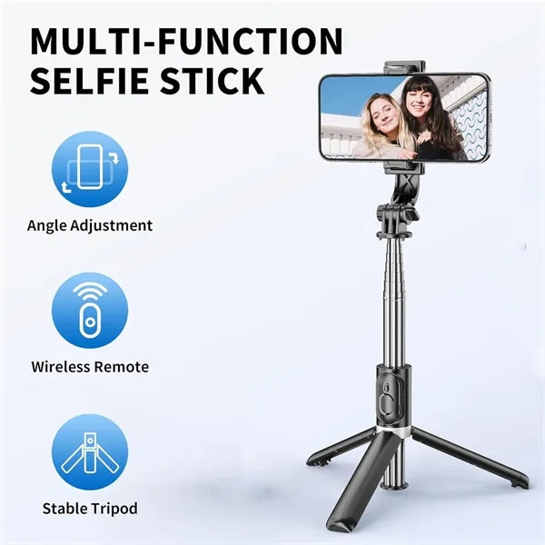 Aluminium Alloy Bluetooth Selfie Stick Tripod