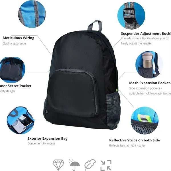 Lightweight Portable Foldable Backpack