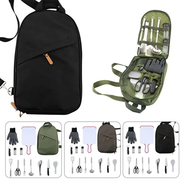 Backpack w/ Kitchen Utensil Organizer