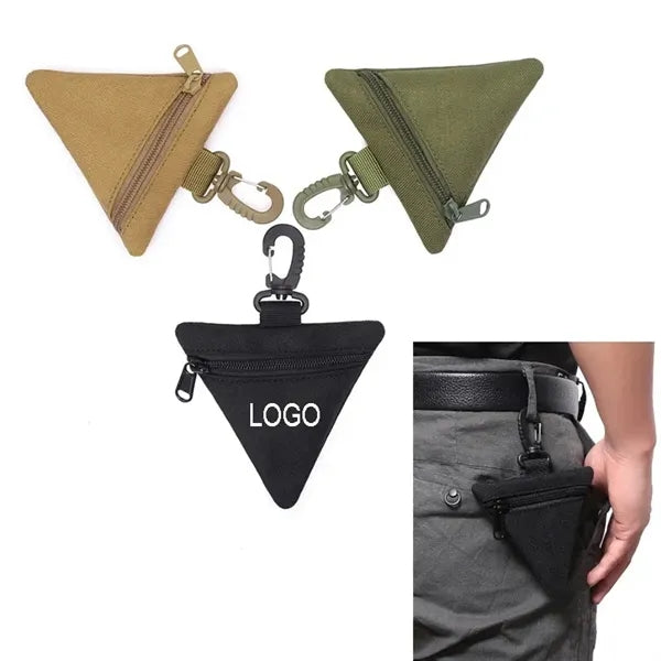 Triangle Waist Bag Pouch / Coin Key Case