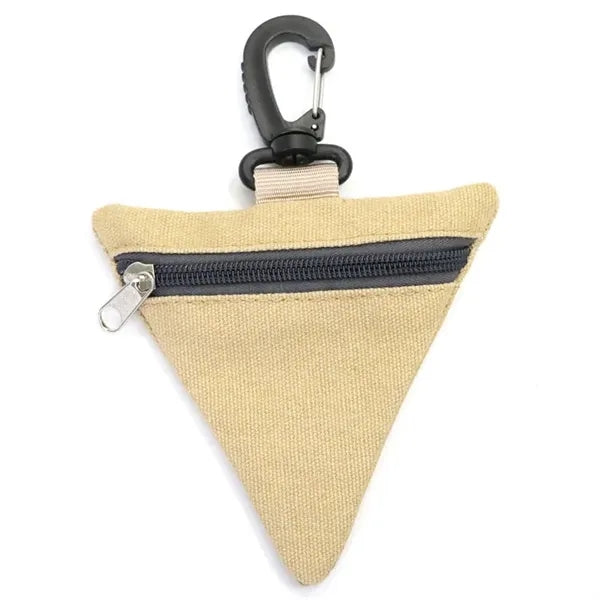Triangle Waist Bag Pouch / Coin Key Case