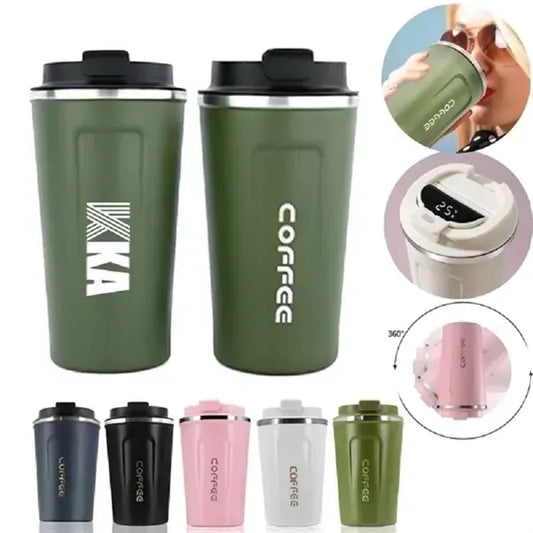 Stainless Steel Temperature Display Coffee Mug