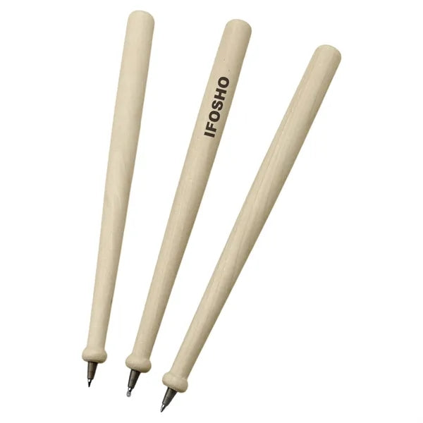 Wooden Baseball Bat Style Ballpoint Pen