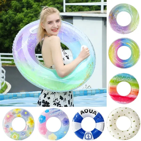 Inflatable Swim Ring Tubes Pool Floats