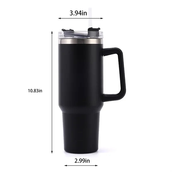 40 Oz Stainless Steel Insulated Mug With Handle