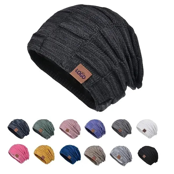 Cozy Lined Thick Knit Winter Beanie Hat