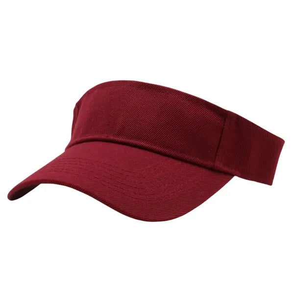 Unisex Empty Top Polyester Sun Visor Hat For Beach Baseball