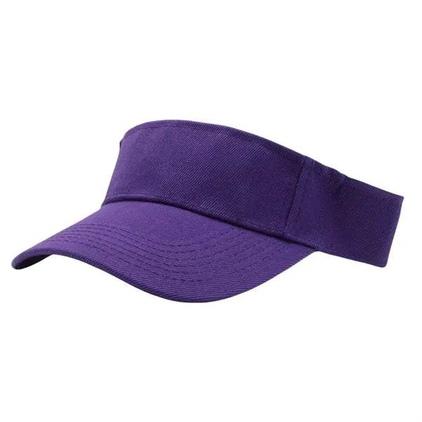 Unisex Empty Top Polyester Sun Visor Hat For Beach Baseball