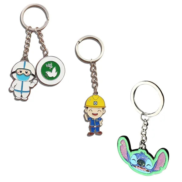 Metal Hard Enamel Keychain