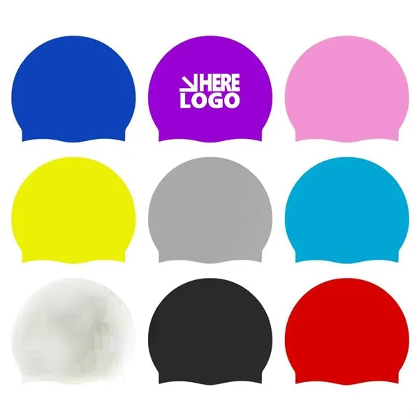 Silicone Solid Swim Cap