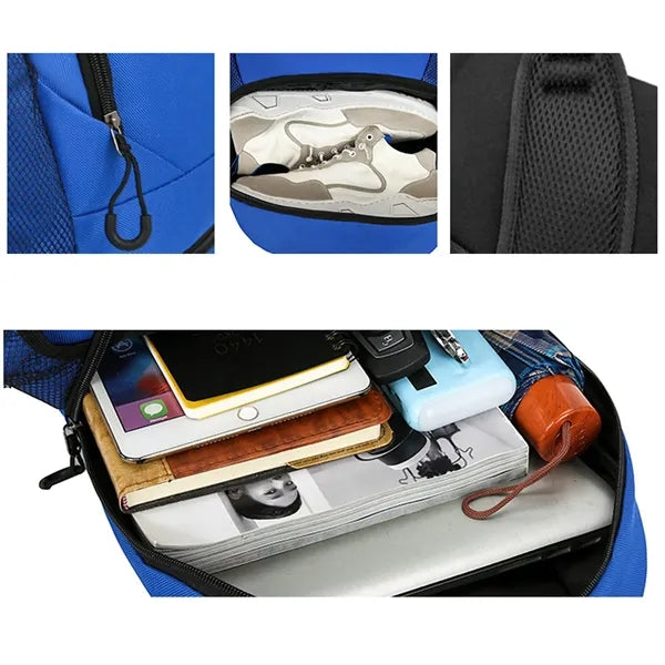Multi-Function Sports Pack With Shoes Pocket