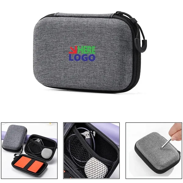 Zippered Eva Earbud Case