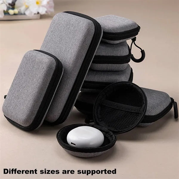 Zippered Eva Earbud Case
